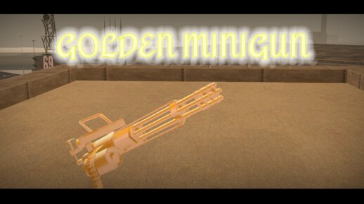 Golden Minigun for Mobile