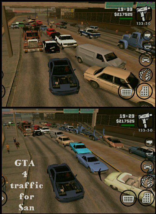 GTA 4 Traffic To San Updated For Android