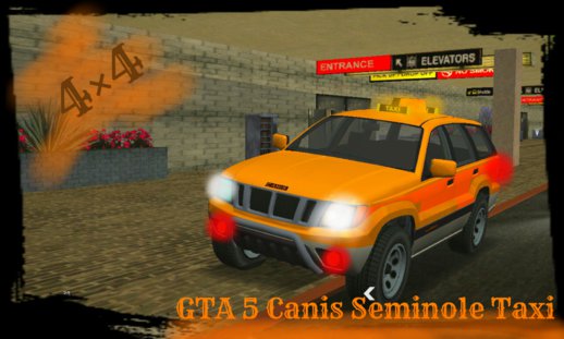 GTA V Canis Seminole Taxi for Android