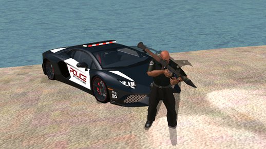 New Lamborghini Cop Car Solo Dff - TO MODS