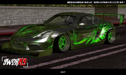 Porsche 718 Cayman S Razer Team Timeattack By Iwan Saputra