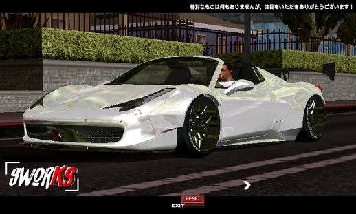 Ferrari 458 Spider Liberty Walk