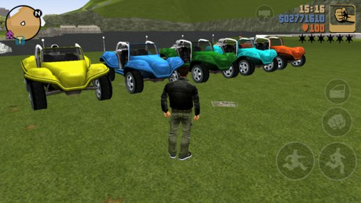 GTA 3 Car Colors For Android V.2