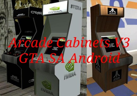 Arcade Cabinets V3 + Game Textures