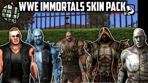 WWE IMMORTALS Skin Pack