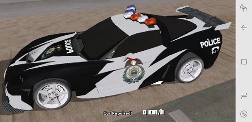 Chevrolet Corvette C6 Federal Police for Mobile