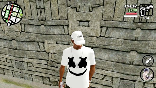 T-shirt Marshmellow White For Mobile