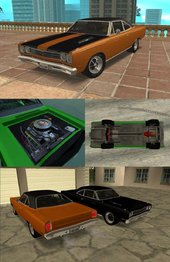 69 Playmouth Roadrunner for mobile (dff+txd)