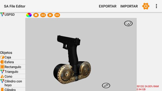 Glock 18 Disparo Rápido con Tambor Para Android