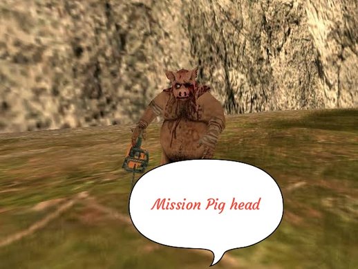 Mission Pig Head for Mobile