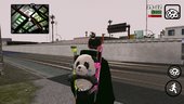 Backpack Panda With Weapon