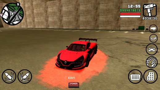 Renault RS 0.1 only dff for Mobile