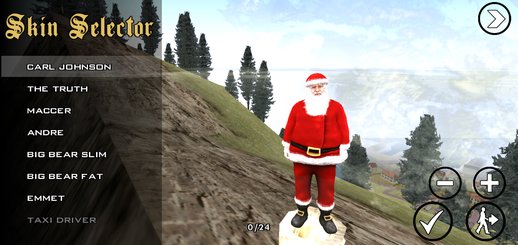 Santa's Skin For Mobile