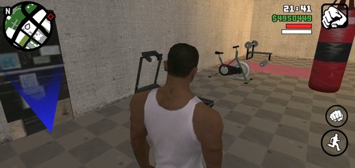 The Gym in CJ house