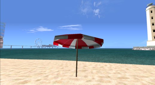 Umbrella at Santa Maria Beach