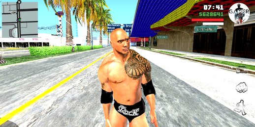 The Rock HD Skin