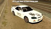 Paul Walker Tribute Paintjob for 1999 Nissan Skyline R-34 GT-R V-spec for Mobile