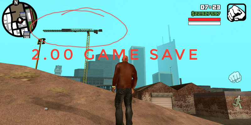 GTA San Andreas 87.17% Savegame+Mission:End of the line for Mobile Mod 