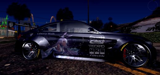 Yae Sakura - Frozen Sakura [Honkai Impact 3rd] Livery for BMW M4 LB Walk