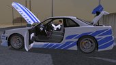 Nissan Skyline GTR R34 V-Spec (SA lights) (FnF kit) for mobile