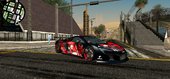 Vera Rose [Punishing: Gray Raven] Livery for Mc'Laren 650S Liberty Walk [Return Team]