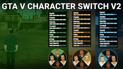 GTA V Character Switch V2 for Mobile