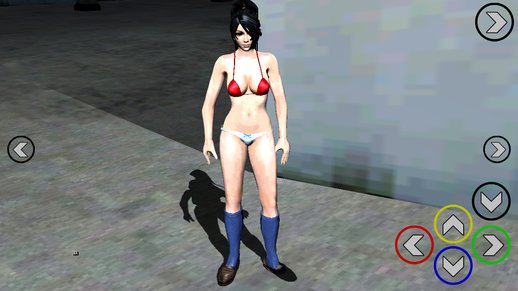 Momiji from DOA in lingerie (Summer School Uniform Suit) V1 for mobile