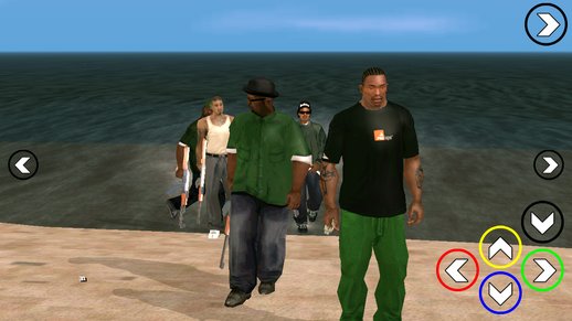 Sweet, Caesar, Ryder and Big Smoke bodyguards for mobile