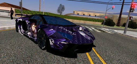 Lamborghini Aventador LP-700-4 LB Walk Itasha Blake Belladonna for Mobile