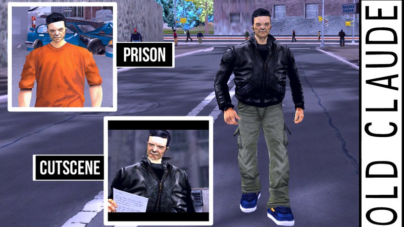 Download Evolution of Claude - Early versions of Claude for GTA 3