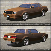 GTA V Style 1987 Buick Regal GNX T-Top for Android