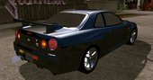 Nissan Skyline GT-R R34 V-Spec for mobile