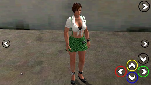 Lisa Hamilton In Schoolgirl Uniform For Mobile