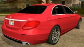 2020 Mercedes Benz E-Class Lowpoly for mobile