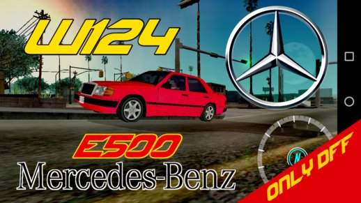 Mercedes Benz W124 E500 [Only DFF] Low-Poly