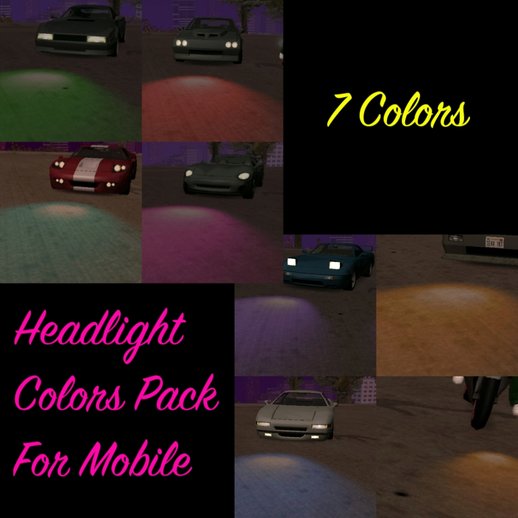 Headlight Colors Pack for Mobile