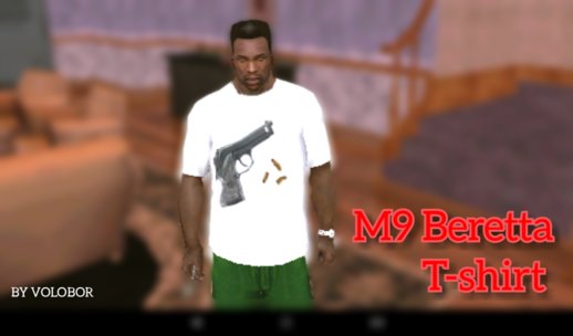 M9 Beretta Tshirt For Mobile