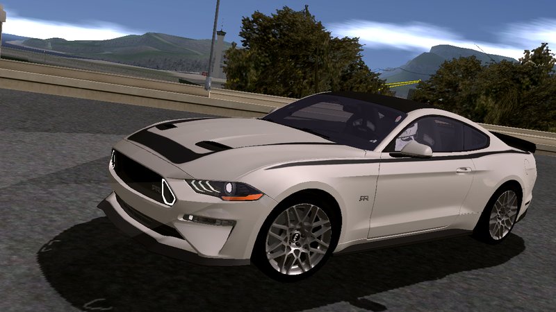 GTA San Ford Mustang RTR Spec 3 2018 (SA lights) for mobile Mod - MobileGTA.net