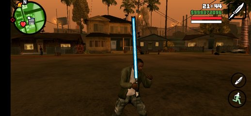 LightSaber Blue Color Android/IOS