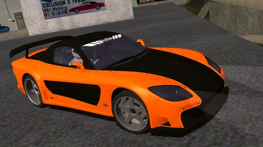 Veilside Fortune Mazda RX-7 (FnF Tokyo Drift) (SA lights) for mobile