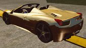 Ferrari 458 Spider for Mobile