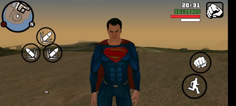 Jogue com o Superman no seu GTA San Andreas, 100Grana