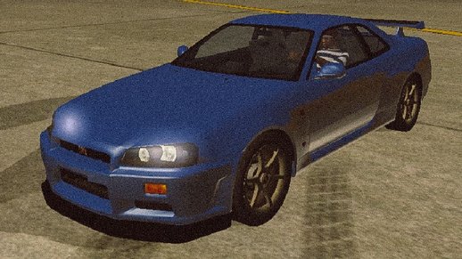 Nissan Skyline GT-R V-Spec (R34) for Mobile