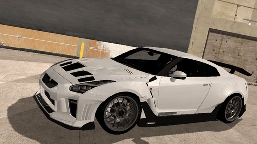 Kream Nissan GTR R35 (SA lights) for mobile