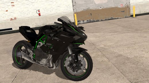 Kawasaki Ninja H2R 2015 (fixed black cleo) for mobile