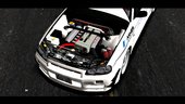 1999 Mine's R34 Nissan Skyline GT-R for Mobile