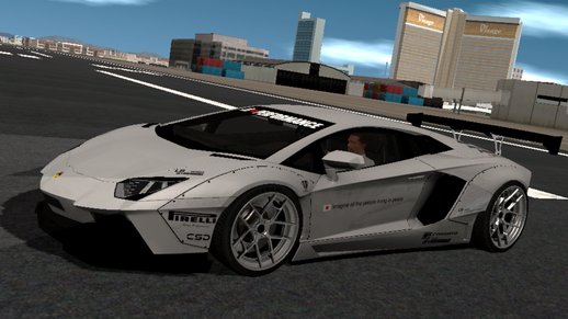 LB Lamborghini Aventador (rescaled) for mobile