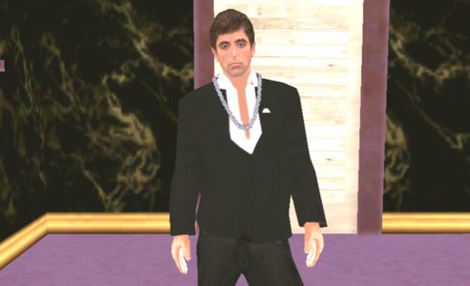 Scarface Black Suit Tony Montana for mobile