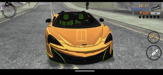 McLaren 600LT Spider 2020 for Mobile