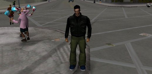 GTA 3 GTA 2 Claude Speed Player Skin Mod 